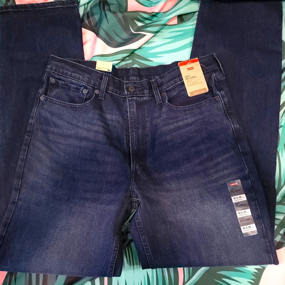 NWT Men's Levi's® 550™ Relaxed-Fit Stretch Jeans 36x36